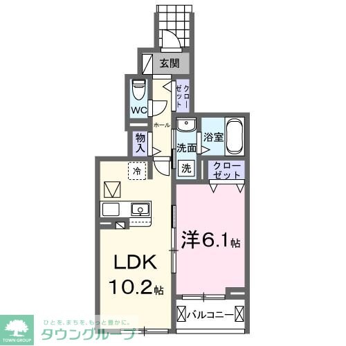 レジデンスMの物件間取画像