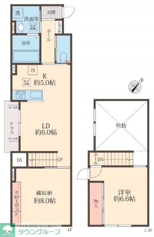 仮)相模原市中央区上溝アパートの物件間取画像