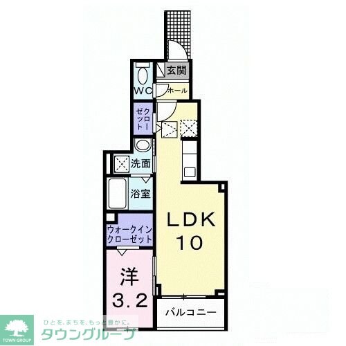 グラン・ハーモニー忠生公園の物件間取画像