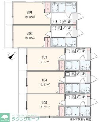 アザーレ・ソラ淵野辺の物件間取画像