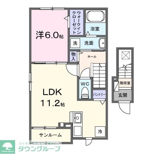 サンヴェルデの物件間取画像