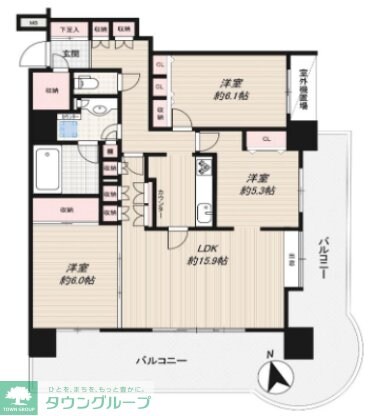 クリオ淵野辺七番館の物件間取画像