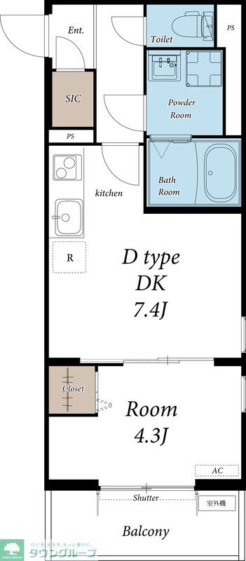 リブリ・鹿島の物件間取画像