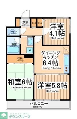 ライオンズマンション相模大野第3の物件間取画像