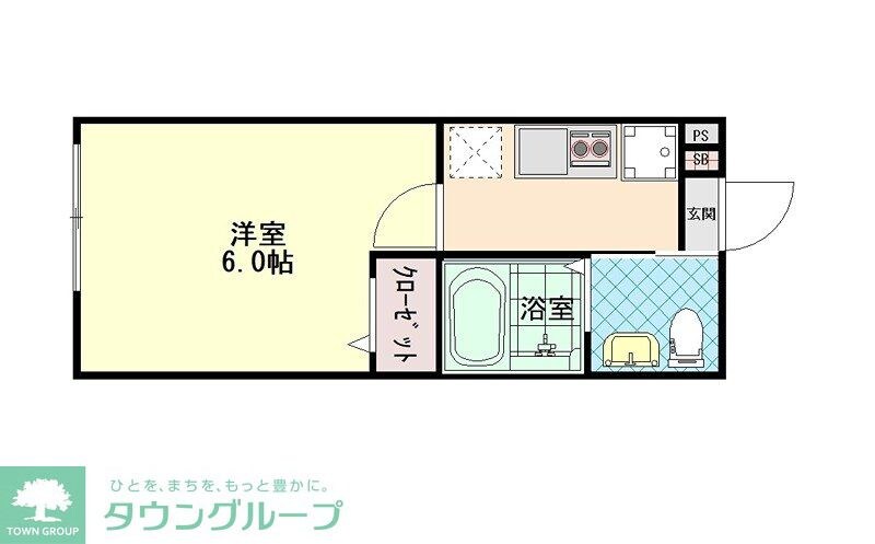 ルグレア八王子の物件間取画像