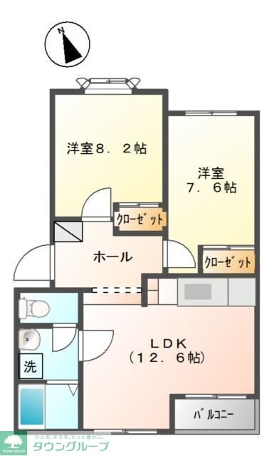 エスポラードの物件間取画像