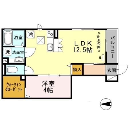 リヴェールの物件間取画像