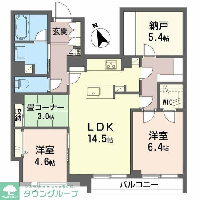 ピノ・グリナージュの物件間取画像
