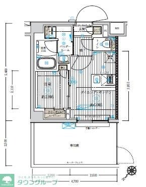 ブライズ鷺沼の物件間取画像