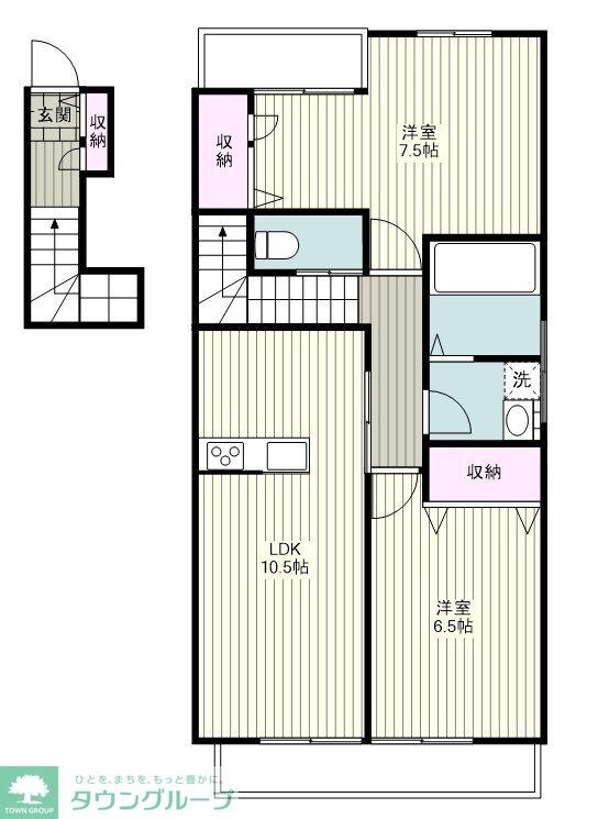 AVENTEの物件間取画像