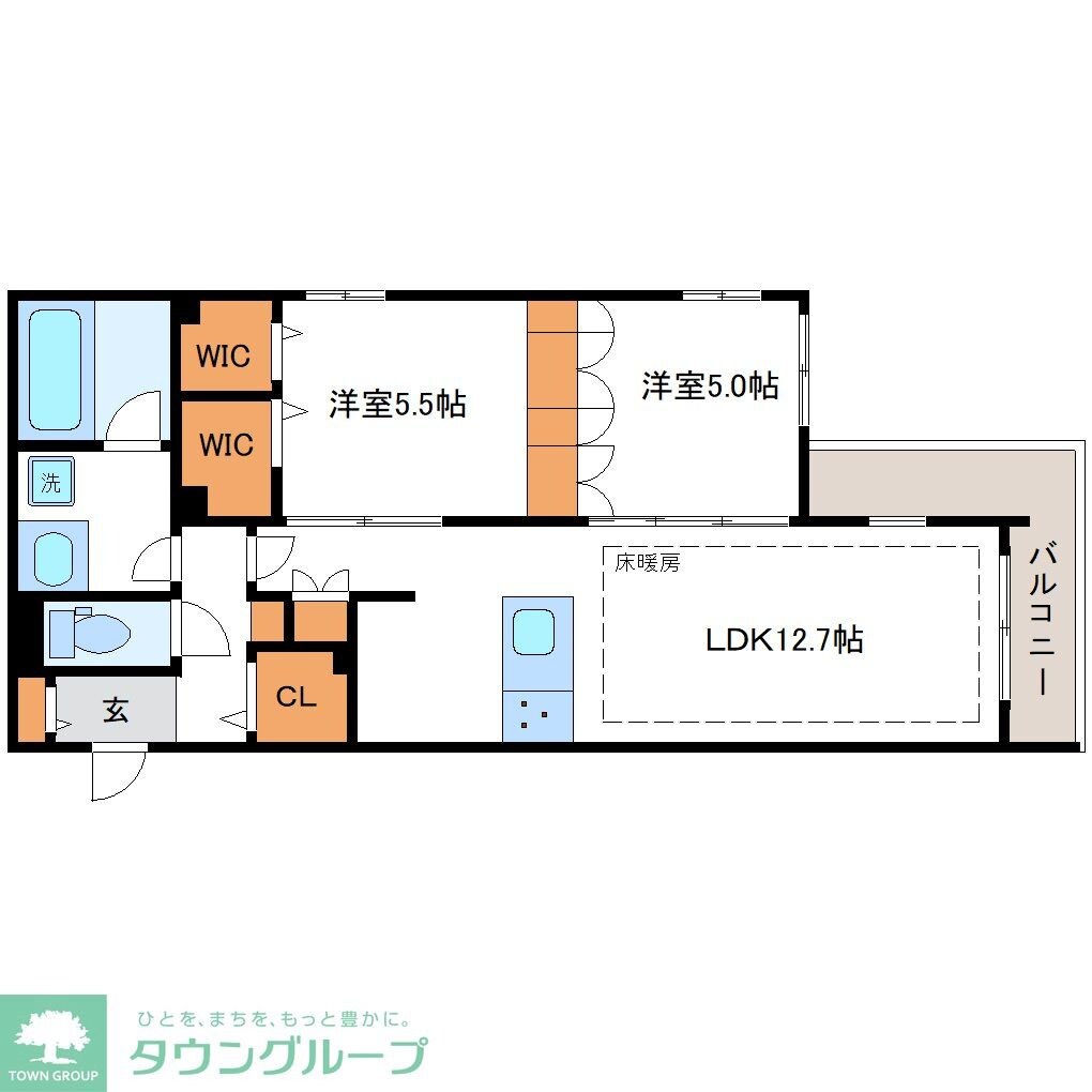 Premium Maison光の物件間取画像