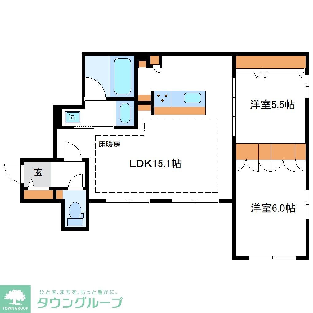 Premium Maison光の物件間取画像