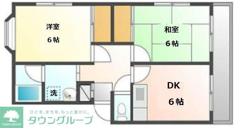 スカイFBKの物件間取画像