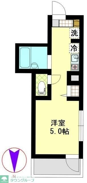アース武蔵小杉の物件間取画像