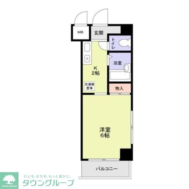 フローレス中原IIIの物件間取画像