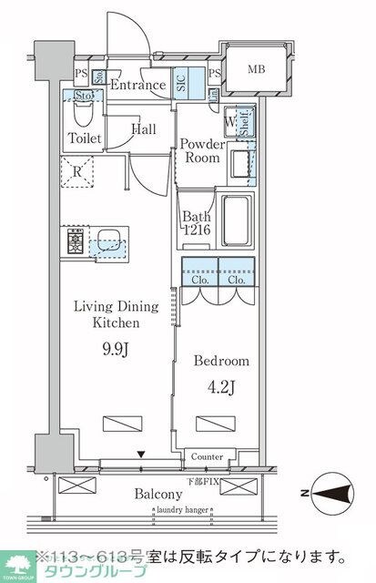 ラティエラ武蔵小杉の物件間取画像