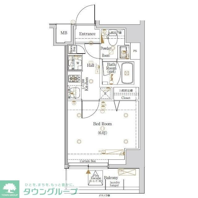 Log武蔵小杉の物件間取画像