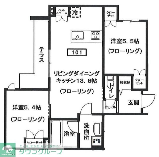 (仮)へーベルメゾン元住吉の物件間取画像