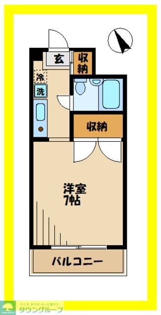 ヴェルデ多摩川の物件間取画像