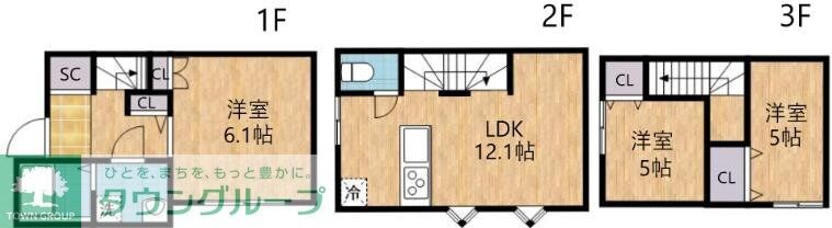 TheSiesta唐木田Terraveneの物件間取画像