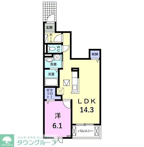 コンフォーティアの物件間取画像