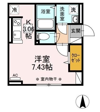 オークスさがみ野の物件間取画像