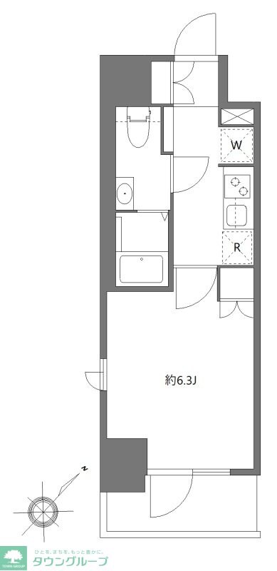 エヌステージ秦野駅前の物件間取画像