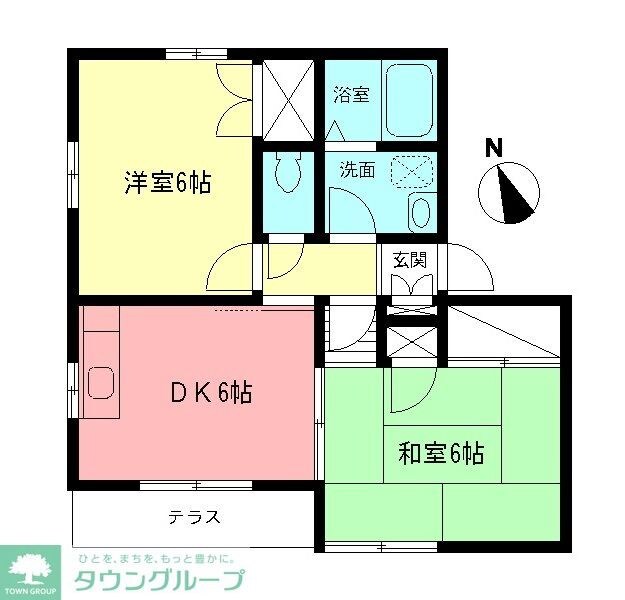 メゾンソフィアCの物件間取画像