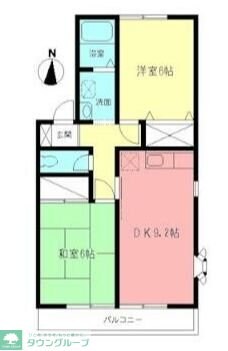 フラワーメゾンの物件間取画像