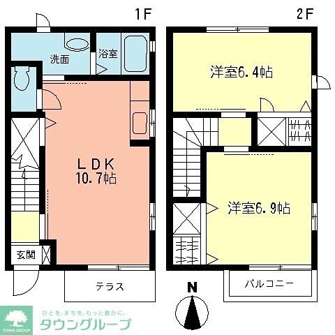 プロシードKの物件間取画像