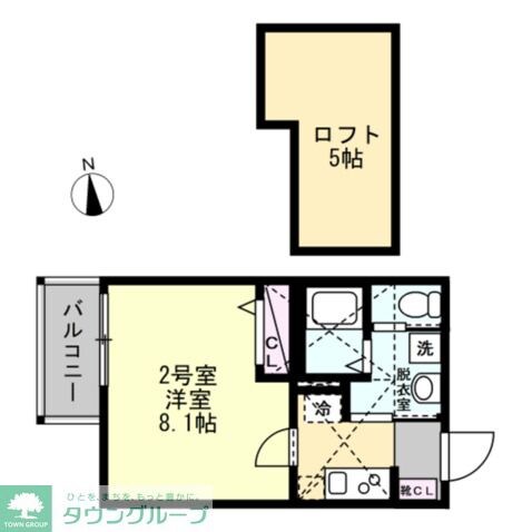 ベイルーム本厚木旭町の物件間取画像