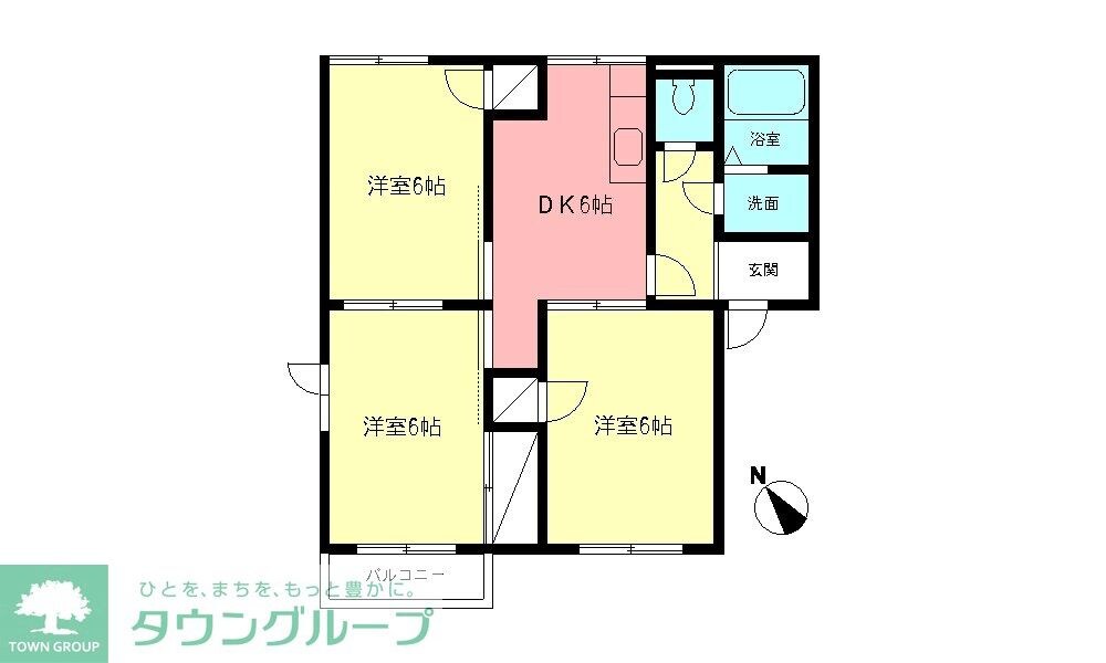 ベルデュールBの物件間取画像