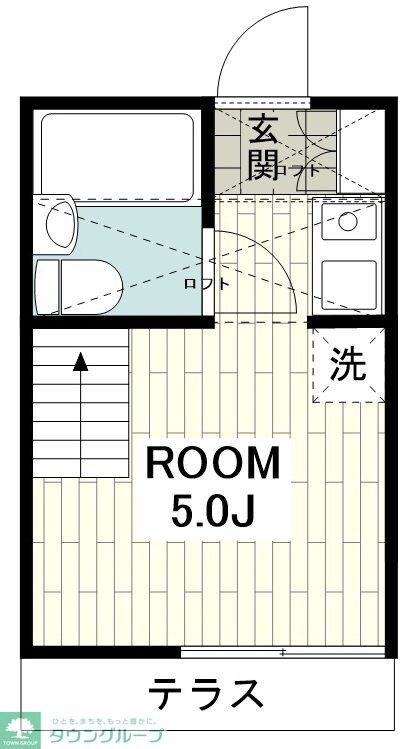 パトリエ西鶴間の物件間取画像