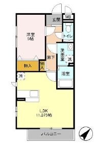 メゾン・レ・シエルの物件間取画像