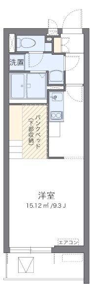 クレイノタウンコートの物件間取画像