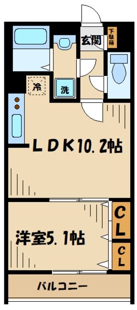ハイハーバーの物件間取画像