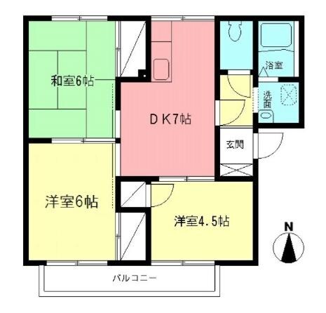 ファミリーハウスの物件間取画像