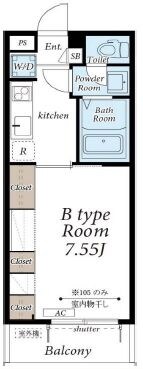 リブリ・saccoの物件間取画像