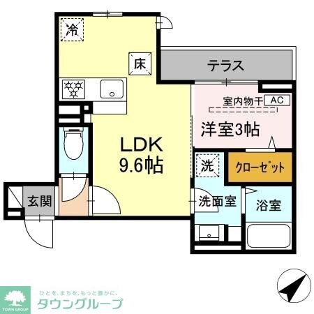 シンシアタワーの物件間取画像