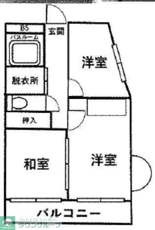TheCourt相模大野の物件間取画像