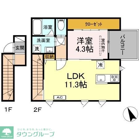 ブルームマーレの物件間取画像