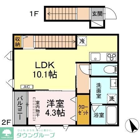 ブルームマーレの物件間取画像