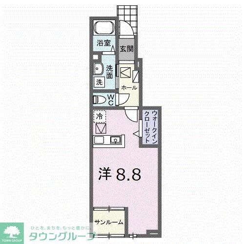 フォレストハイムの物件間取画像