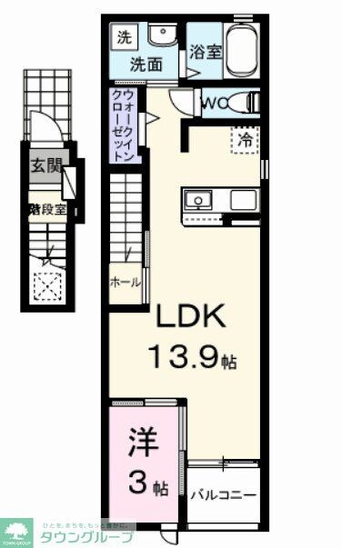 フォレストハイムの物件間取画像