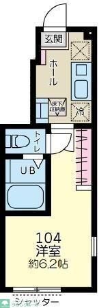 シャテーニュ東林間の物件間取画像