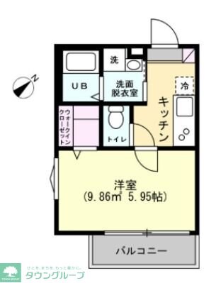 WithFun小田急相模原駅南口の物件間取画像