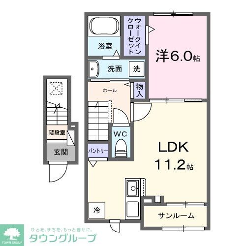 レフィナードの物件間取画像
