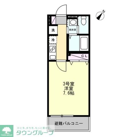 T&Fレジデンス南林間Aの物件間取画像