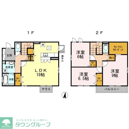 フルール Mの物件間取画像