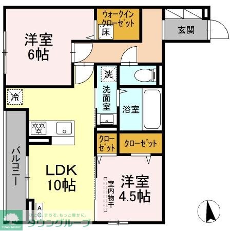 ヴィルフレア深見台の物件間取画像
